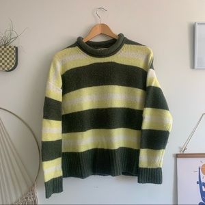 Madewell Fulton striped pullover sweater